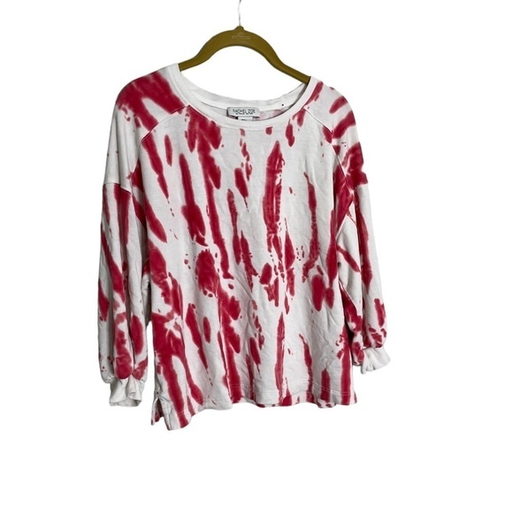 Rachel Zoe Pink Tie Dye Pullover Sweatshirt Small - Picture 1 of 6